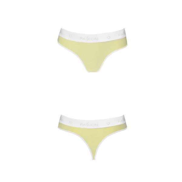 Спортивні трусики-стрінги Passion PS007 PANTIES L, yellow SO4259