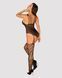 Ажурний бодістокінг під павутину Obsessive Bodystocking G325 black S/M/L, чорний, комбінезон SO7247 фото 4