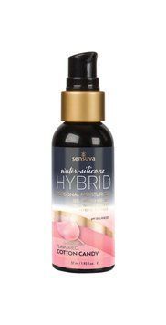 Змазка водно-силіконова Sensuva Hybrid Cotton Candy (57 мл) без цукру, можна для оральних пестощів SO3241