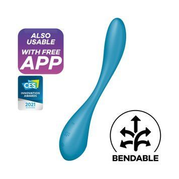 Универсальный смарт-вибратор Satisfyer G-Spot Flex 5+ Petrol SO7804