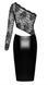 Платье с кружевным лифом и рукавом Noir Handmade F339 Assymetrical dress - L SX2059 фото 7
