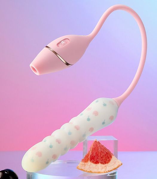 Пульсатор с вакуумным стимулятором KISTOY Cathy Plus на гибкой сцепке SO8713
