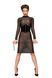 Сукня з мокрим ефектом Noir Handmade F182 Classic dress made of elastic tulle, L SX0049 фото 5