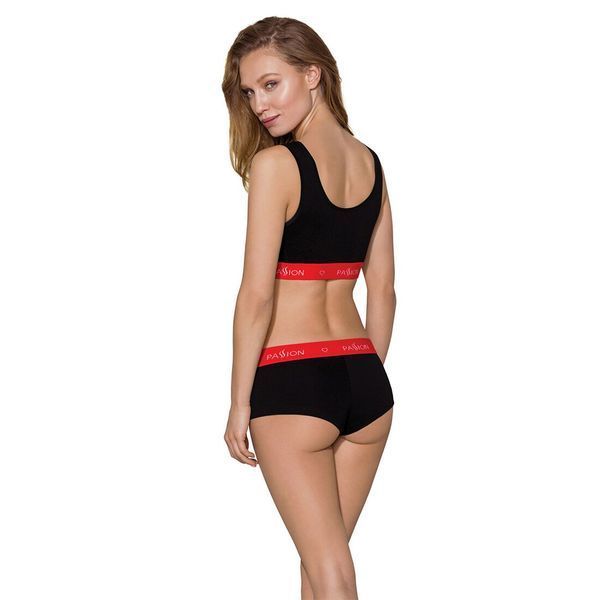 Трусики-шортики Passion PS003 PANTIES XL, black SO4210