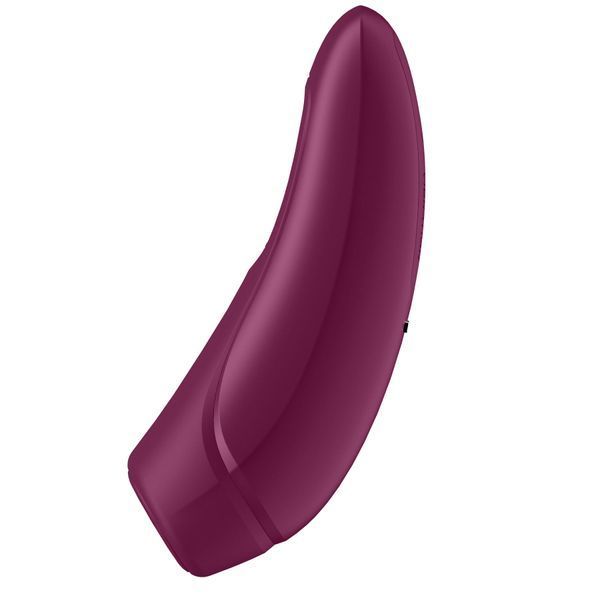 Вакуумный клиторальный стимулятор Satisfyer Curvy 1+ Rose Red с управлением через интернет SO3780