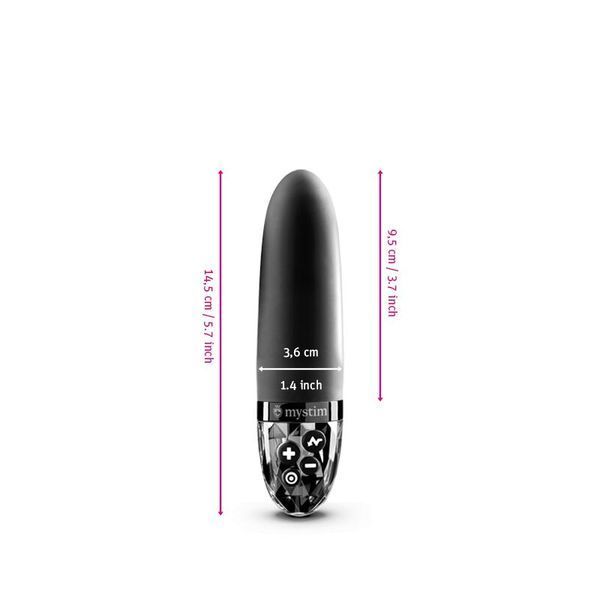 Вибратор с электростимуляцией Mystim Sleak Freak Black Edition SO8145