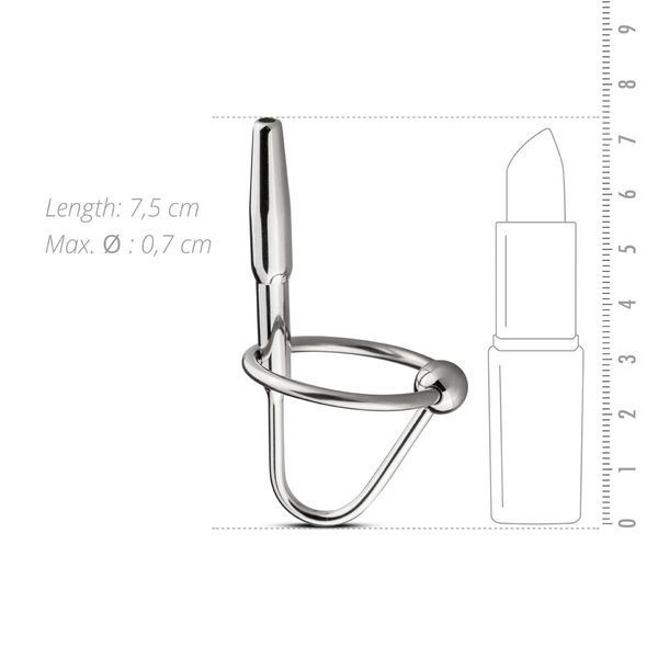 Уретральный стимулятор Sinner Gear Unbendable &mdash; Sperm Stopper Hollow Ring, 1 кольцо SO4581