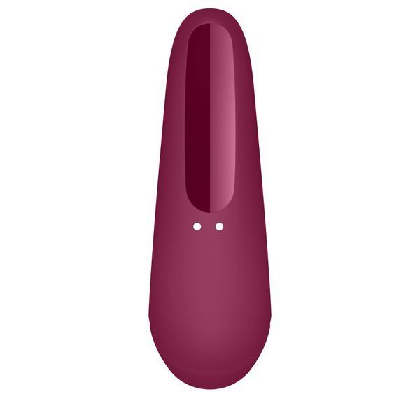 Вакуумный клиторальный стимулятор Satisfyer Curvy 1+ Rose Red с управлением через интернет SO3780