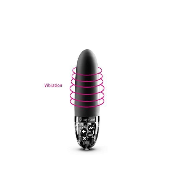 Вибратор с электростимуляцией Mystim Sleak Freak Black Edition SO8145
