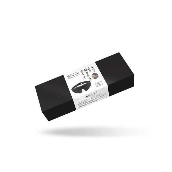 Маска на глаза Liebe Seele Black Organosilicon Blindfold, экокожа SO9482