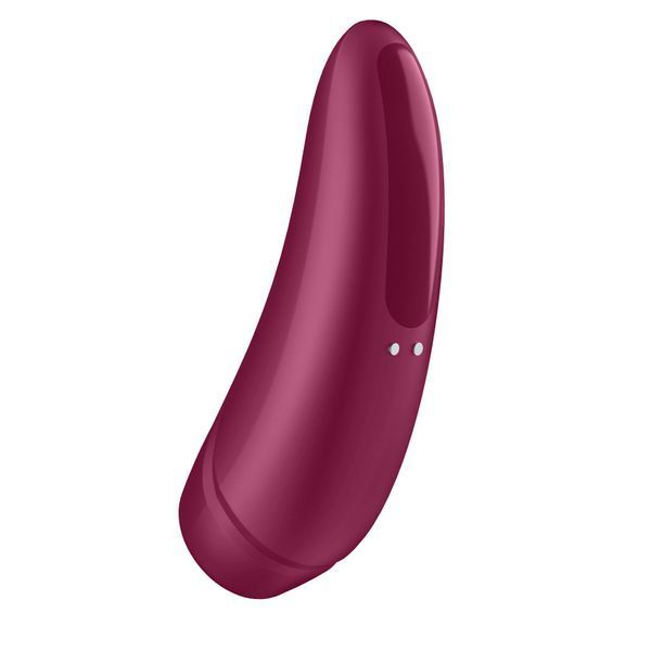 Вакуумный клиторальный стимулятор Satisfyer Curvy 1+ Rose Red с управлением через интернет SO3780
