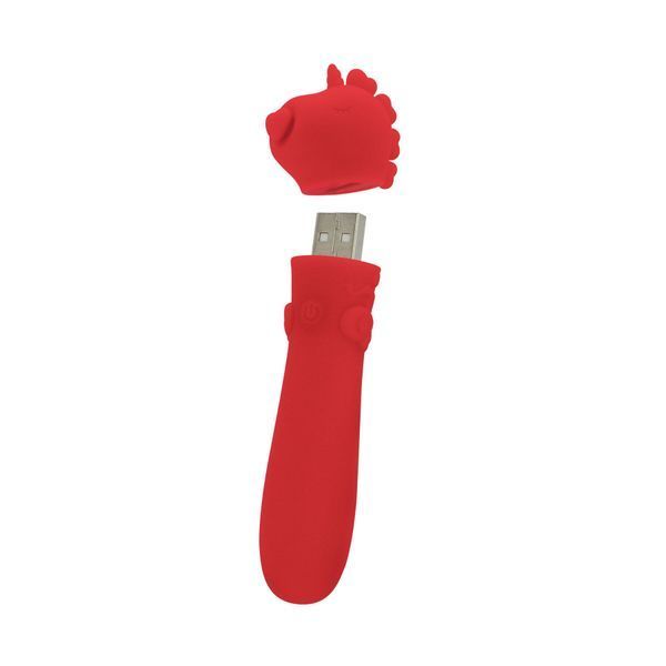 Вибратор-единорожка Unihorn USB Bullet &ndash; Cupid's Beau, вибропуля, USB-зарядка, 10 режимов SX2861