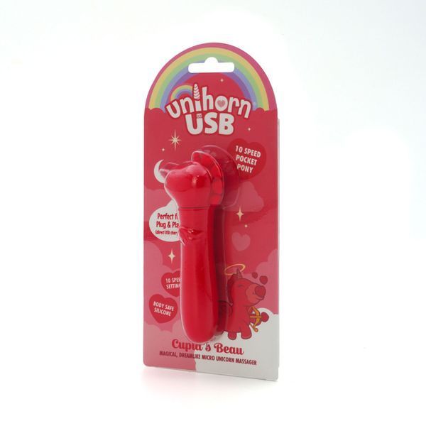 Вибратор-единорожка Unihorn USB Bullet &ndash; Cupid's Beau, вибропуля, USB-зарядка, 10 режимов SX2861