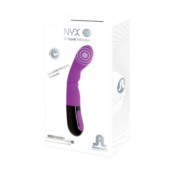 Вібратор Adrien Lastic Nyx 2.0 стимуляція точки G і входу в піхву, що перезаряджається SO6020
