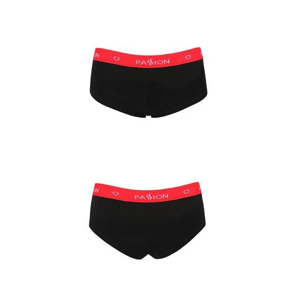 Трусики-шортики Passion PS003 PANTIES XL, black SO4210