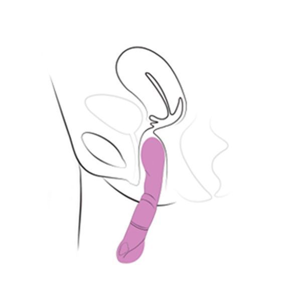 Вібратор Adrien Lastic Nyx 2.0 стимуляція точки G і входу в піхву, що перезаряджається SO6020