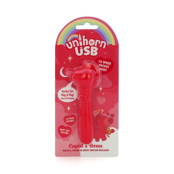 Вибратор-единорожка Unihorn USB Bullet &ndash; Cupid's Beau, вибропуля, USB-зарядка, 10 режимов SX2861