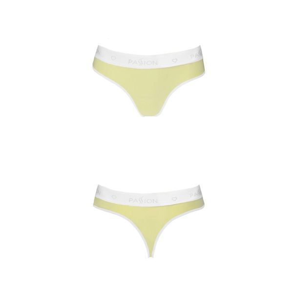Спортивные трусики-стринги Passion PS007 PANTIES M, yellow SO4260