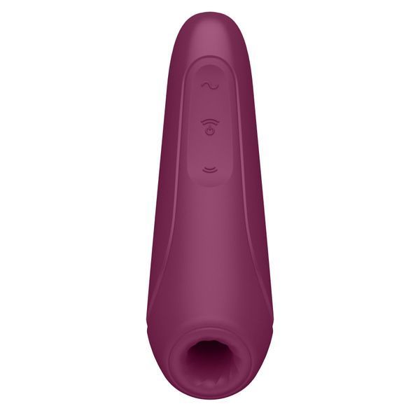 Вакуумный клиторальный стимулятор Satisfyer Curvy 1+ Rose Red с управлением через интернет SO3780