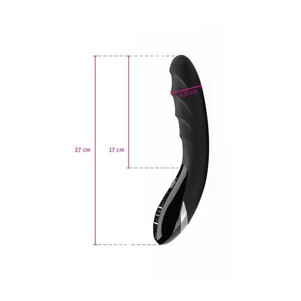 Вибратор с электростимуляцией Mystim Sizzling Simon eStim Black, миостимулятор SO3473