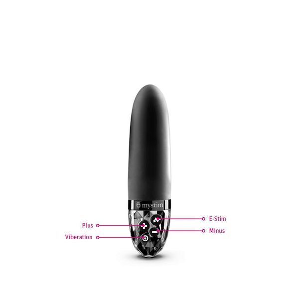Вибратор с электростимуляцией Mystim Sleak Freak Black Edition SO8145