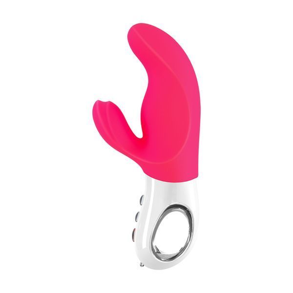 Вибратор-кролик Fun Factory MISS BI pink/white, 2 независимых мотора, диаметр 4,2 см SX0944