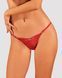 Кружевные стринги Obsessive Lacelove thong XL/2XL Red, низкая посадка SO8663 фото 1
