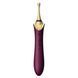 Мультифункциональный вибратор Zalo &mdash; Bess 2 Velvet Purple, 4 насадки, подогрев SO8237 фото 8