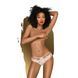 Трусики-бразилиана Penthouse Mermaid Fantasy L/XL Rosa, кружево, низкая посадка, ремешки, бантики SO6479 фото 1