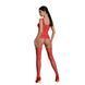 Бодистокинг Passion ECO BS001 One Size red, с доступом, имитация подвязок, флористический декор SO7066 фото 2