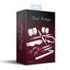 Набор Feral Feelings BDSM Kit 7 White, наручники, поножи, коннектор, маска, паддл, кляп, зажимы SX3982 фото 2