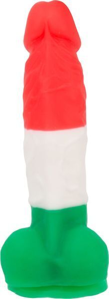 Цветной фаллоимитатор ADDICTION - LEONARDO - 7" - 3 COLOURS, 17,8 см, силикон SO4529