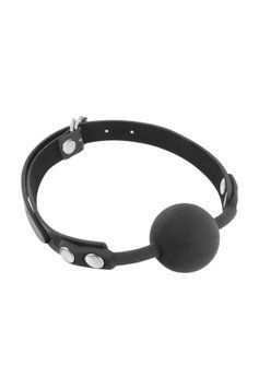 Класичний кляп з силіконовою кулькою Fetish Tentation Silicone Gag Ball SO4038