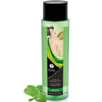 Гель для ванни та душу Shunga Sensual Mint, 370 мл, з рослинними оліями та вітаміном Е SX0586