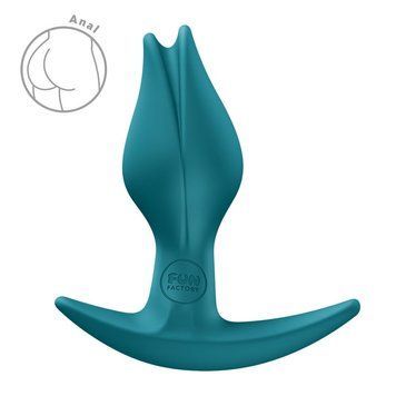 Анальна пробка Fun Factory BOOTIE FEM Bottle Green, у вигляді бутона, діаметр 2,9 см, тонкий обмежувач SX3693