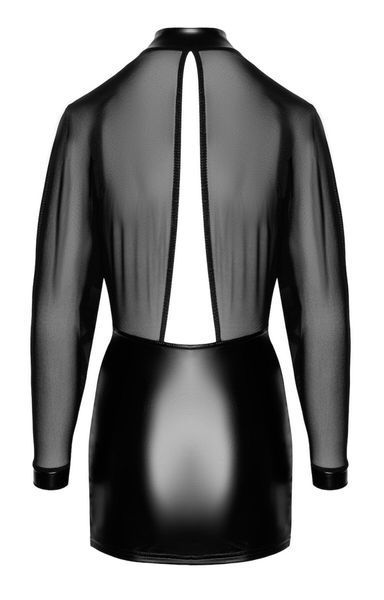 Платье Noir Handmade F348 Powerwetlook and tulle dress - XL SX2092