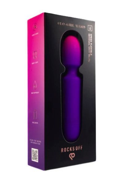 Универсальный вибромассажер Rocks Off Glo Girl - Wand SX2682