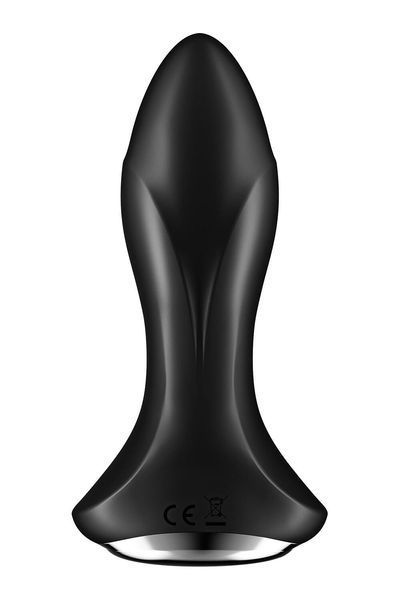 Анальна смарт-вібропробка із перлинним масажем Satisfyer Rotator Plug 1+ Black SO6278