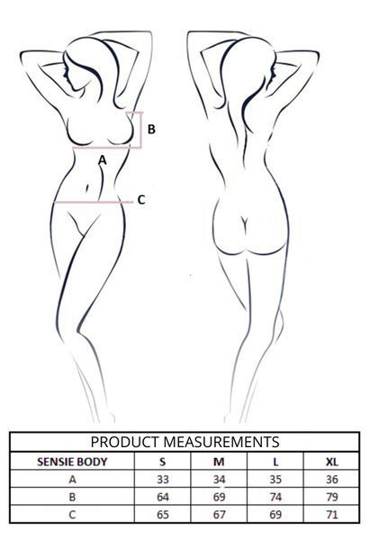 Боді Passion SENSIE BODY teal M SX2963