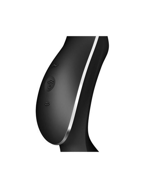 Вакуумный стимулятор с вибрацией Satisfyer Curvy Trinity 2 Black SO6085