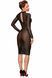 Платье с мокрым эффектом Noir Handmade F182 Classic dress made of elastic tulle, XL SX0050 фото 4