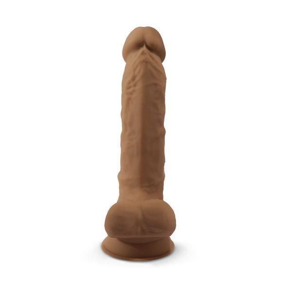Фалоімітатор SilexD Johnny Caramel (MODEL 1 size 7in), двошаровий, силікон + Silexpan, діаметр 3,8см SO3835