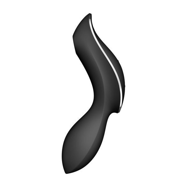 Вакуумный стимулятор с вибрацией Satisfyer Curvy Trinity 2 Black SO6085