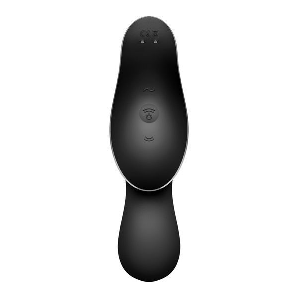 Вакуумный стимулятор с вибрацией Satisfyer Curvy Trinity 2 Black SO6085
