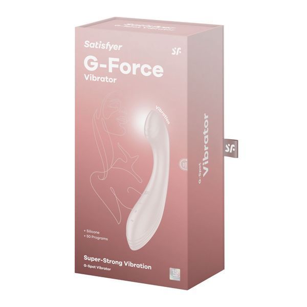 Вибратор для точки G Satisfyer G-Force Beige, 10 режимов + 5 уровней интенсивности SO8780