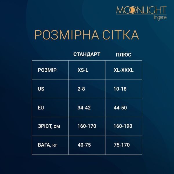 Платье-бодистокинг Moonlight Plus Model 05 XL-XXXL Black, закрытое одно плечо и рукав SO8196