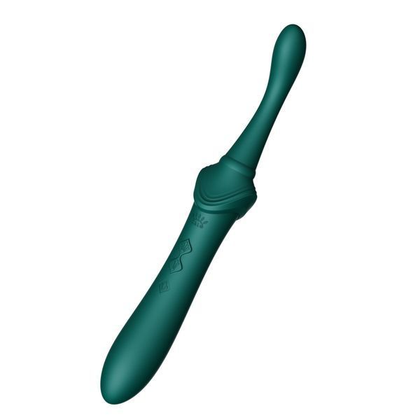 Мультифункциональный вибратор Zalo &mdash; Bess 2 Turquoise Green, 4 насадки, подогрев SO8238