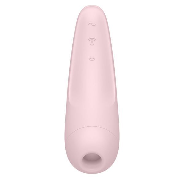 Вакуумный клиторальный стимулятор Satisfyer Curvy 2+ Pink с управлением через интернет SO3782