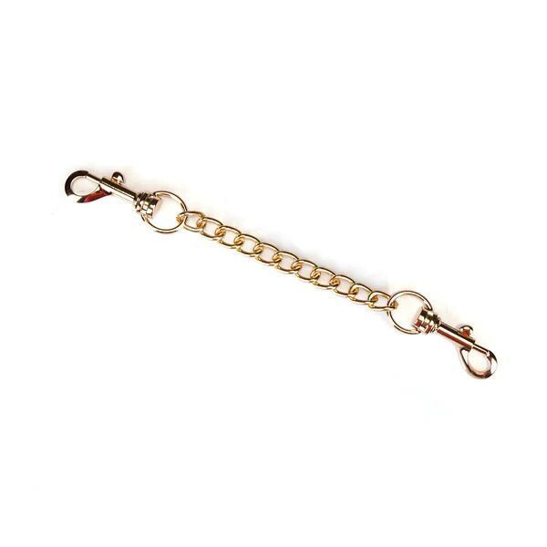 Наручники Liebe Seele Boudoir Amor Wrist Cuffs Black, з&rsquo;єднувальний ланцюжок на карабінах SX1669