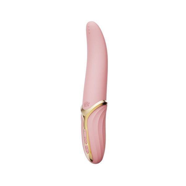 Вибратор Zalo &ndash; EVE Sakura Pink, вибрация + ротация, имитация язычка, подогрев до 39 &deg;C SO9549